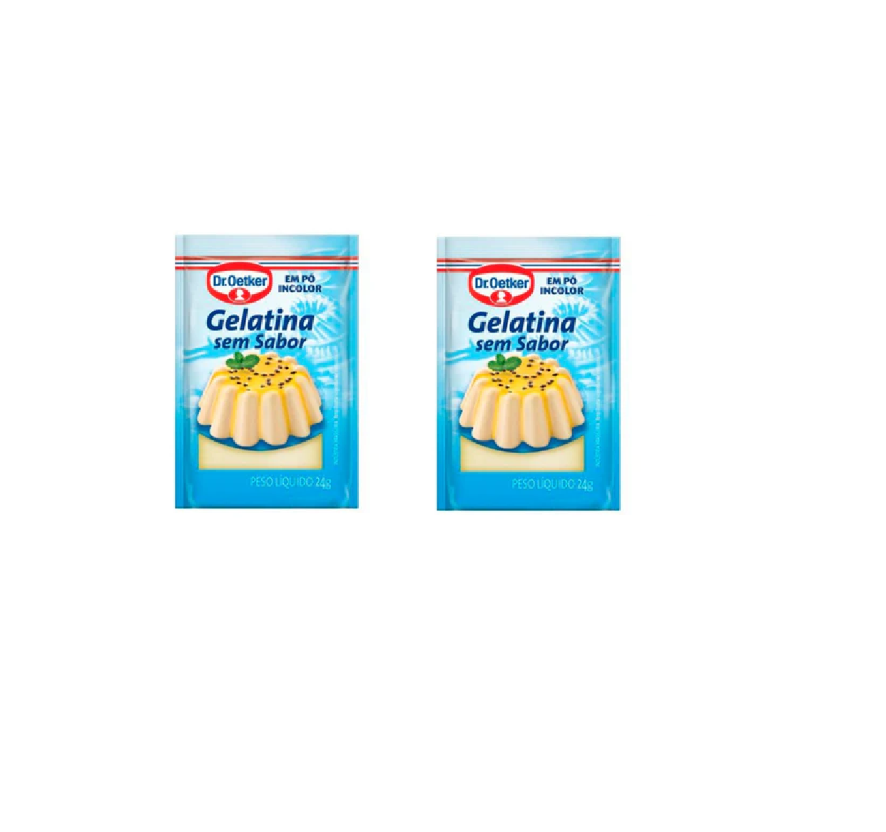 Dr. Oetker Gelatina: Sem Sabor (2x30g)